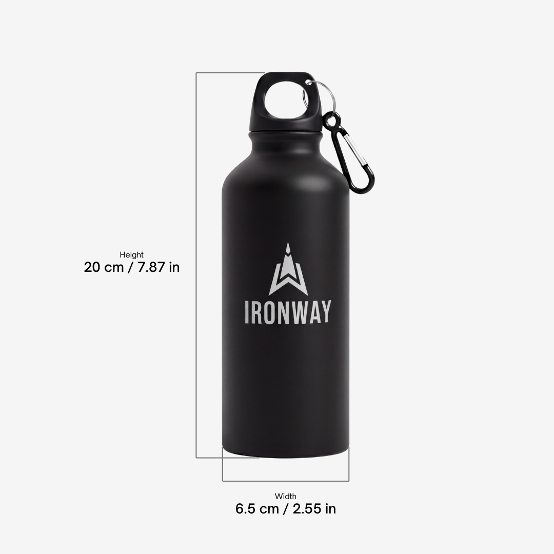 Trail Bottle – Lightweight Aluminum Water Bottle with Carabiner