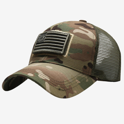 Tactical Cap With Interchangeable Velcro Patches