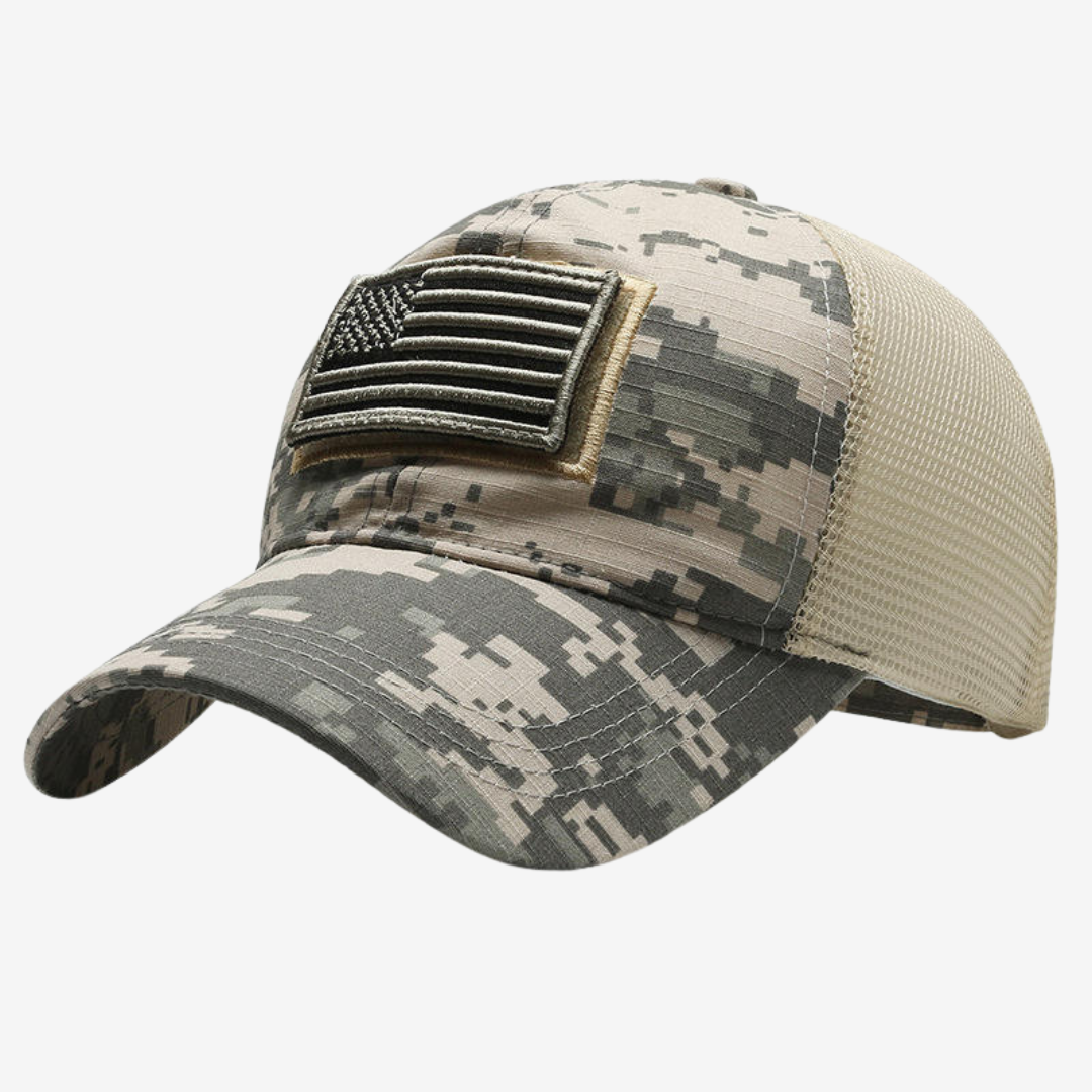 Tactical Cap With Interchangeable Velcro Patches
