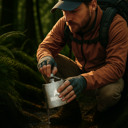 Adventure Flask – Stainless Steel Hip Flask for Explorers