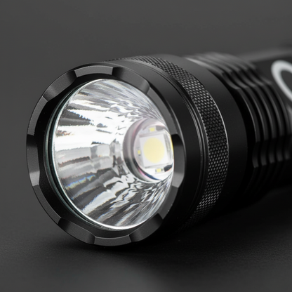 Long Range Waterproof Rechargeable LED Flashlight