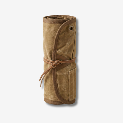 Multi-Compartment Outdoor Utensils Canvas Storage Bag