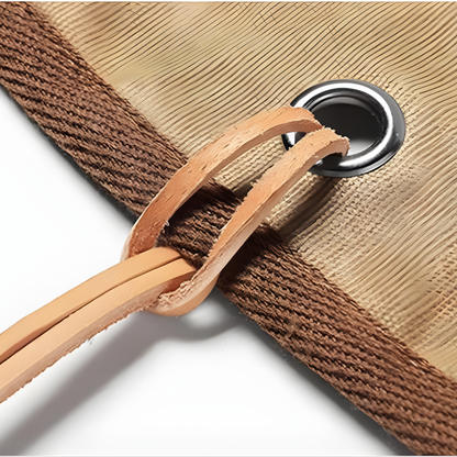Multi-Compartment Outdoor Utensils Canvas Storage Bag