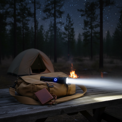 Long Range Waterproof Rechargeable LED Flashlight