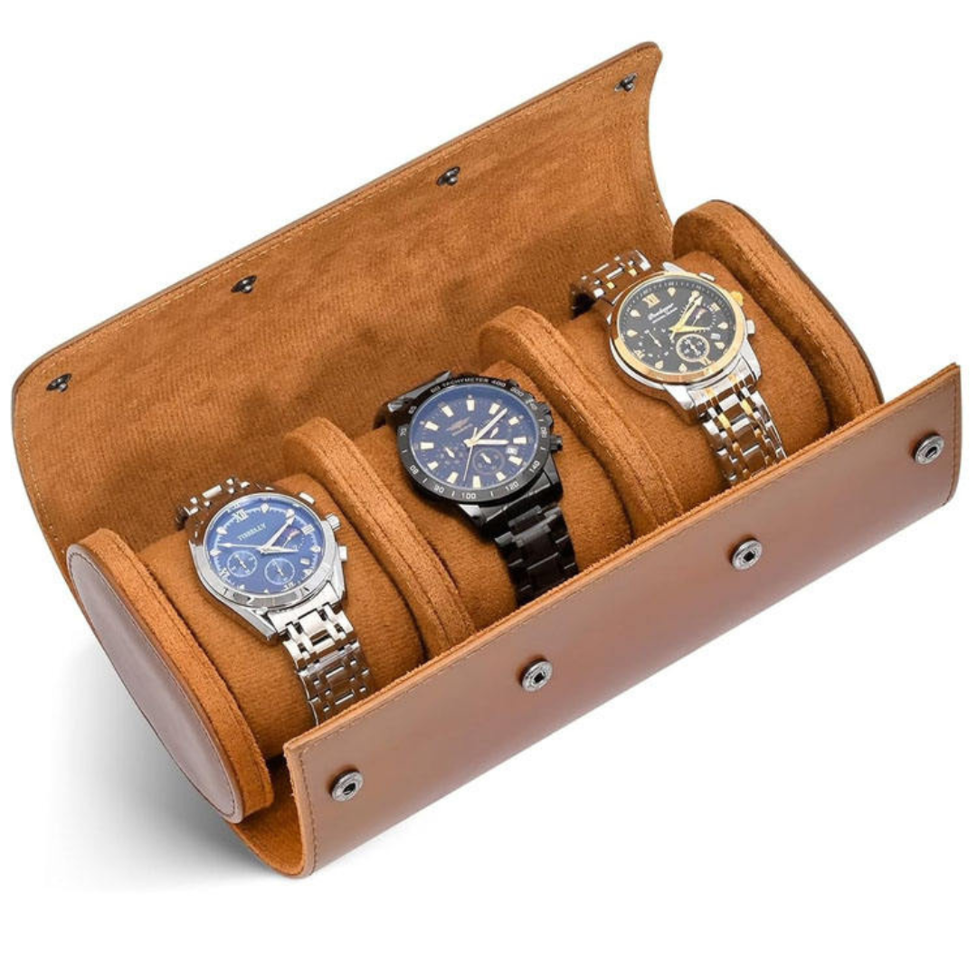 Leather Watch Roll