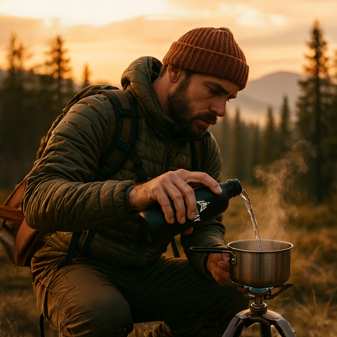 Trail Bottle – Lightweight Aluminum Water Bottle with Carabiner