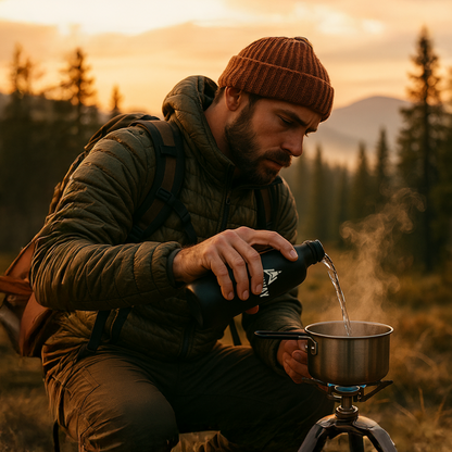 Trail Bottle – Lightweight Aluminum Water Bottle with Carabiner