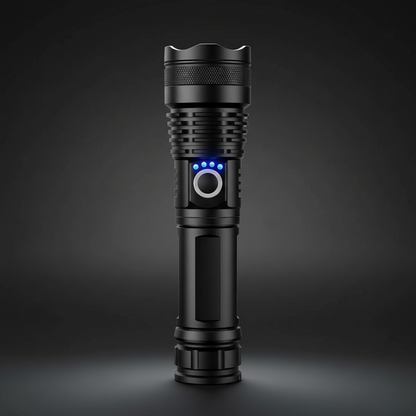 Long Range Waterproof Rechargeable LED Flashlight