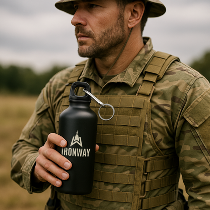 Trail Bottle – Lightweight Aluminum Water Bottle with Carabiner