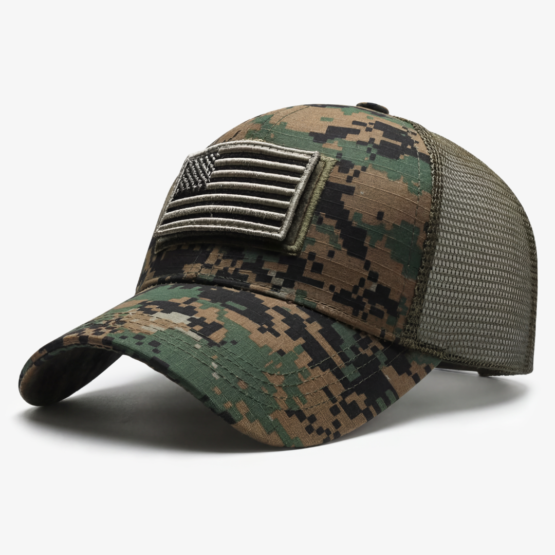 Tactical Cap With Interchangeable Velcro Patches